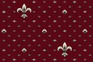 Ковролин ECO Виктория 01 (лилия) Red фото  | FLOORDEALER